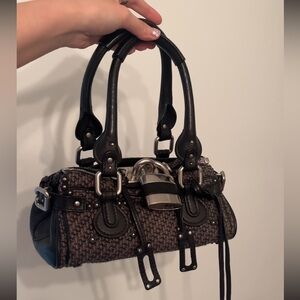 Chloe Tweed Paddington Bag Vintage